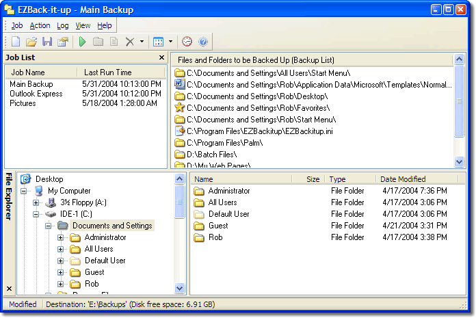 EZBack-it-up Backup